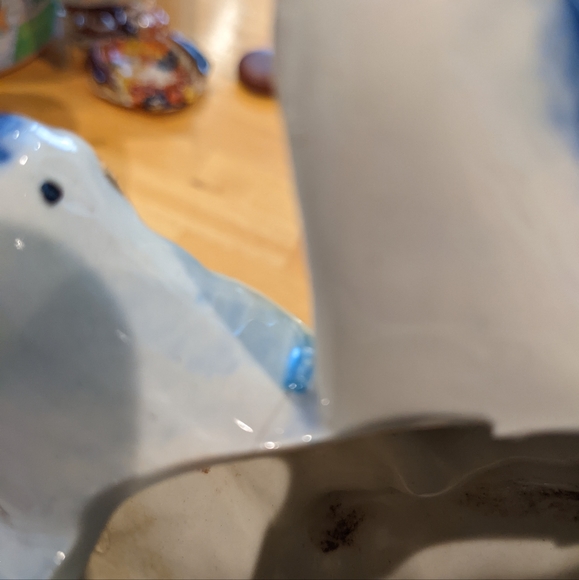 Vintage MCM ceramic parrots wall hanger- hard to find - Picture 8 of 9